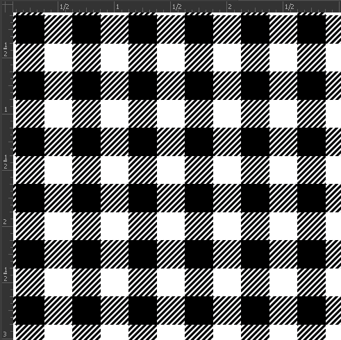 Printed Matte Adhesive Vinyl - BUFFALO PLAID