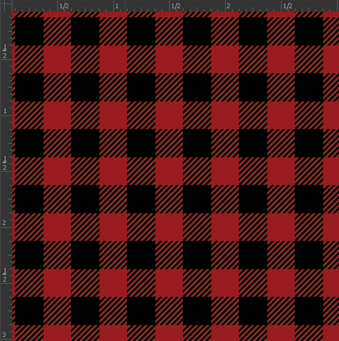 Printed Matte Adhesive Vinyl - BUFFALO PLAID