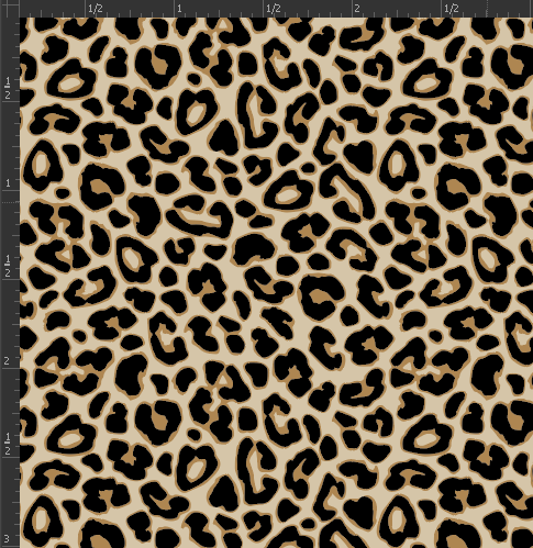 Printed Matte Adhesive Vinyl  - LEOPARD