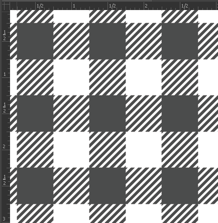 Printed Matte Adhesive Vinyl - BUFFALO PLAID