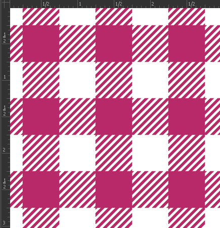 Printed Matte Adhesive Vinyl - BUFFALO PLAID