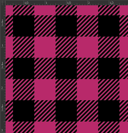 Printed Matte Adhesive Vinyl - BUFFALO PLAID