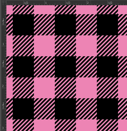 Printed Matte Adhesive Vinyl - BUFFALO PLAID