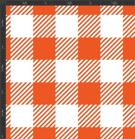 Printed Matte Adhesive Vinyl - BUFFALO PLAID