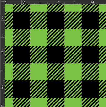 Printed Gloss Adhesive Vinyl - BUFFALO PLAID