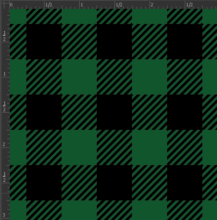 Printed Gloss Adhesive Vinyl - BUFFALO PLAID