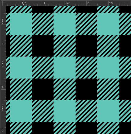 Printed Gloss Adhesive Vinyl - BUFFALO PLAID