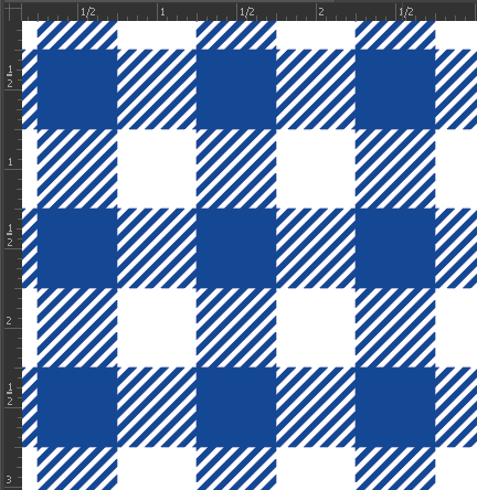 Printed Matte Adhesive Vinyl - BUFFALO PLAID