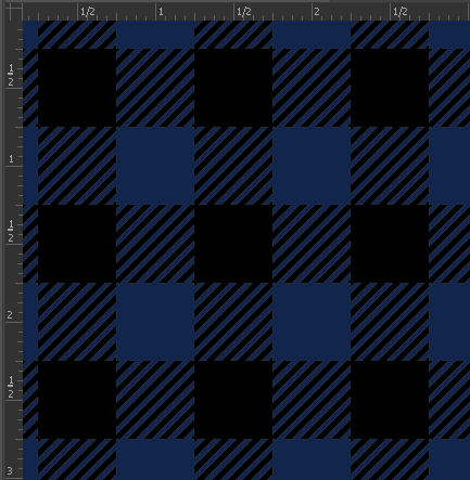 Printed Gloss Adhesive Vinyl - BUFFALO PLAID