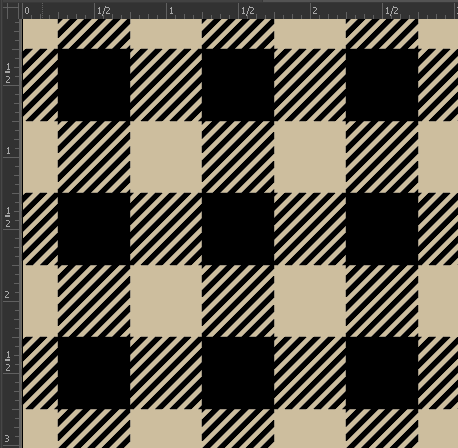 Printed Matte Adhesive Vinyl - BUFFALO PLAID