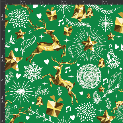 Printed Matte Adhesive Vinyl - HOLIDAY