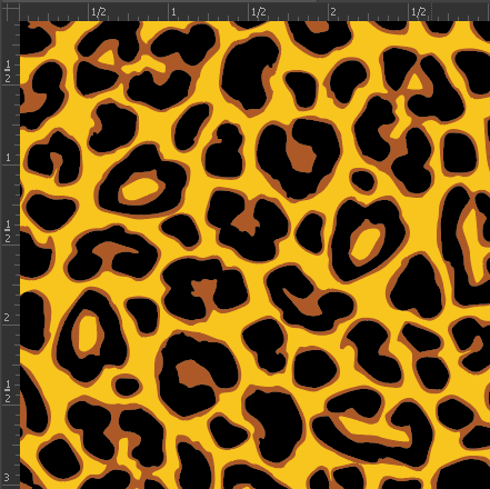 Printed Matte Adhesive Vinyl  - LEOPARD