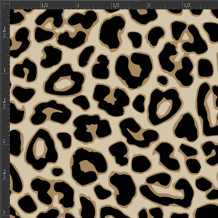 Printed Matte Adhesive Vinyl  - LEOPARD