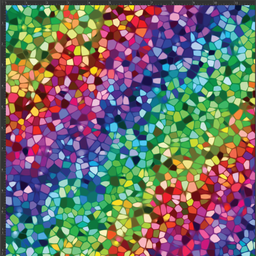 Printed Gloss Adhesive Vinyl - ABSTRACT