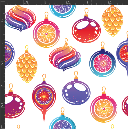 Printed Matte Adhesive Vinyl - HOLIDAY