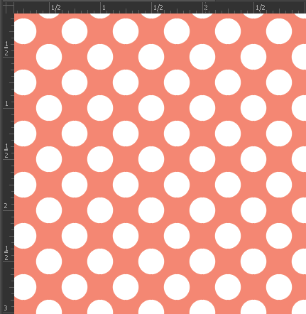 Printed Gloss Adhesive Vinyl - POLKA DOTS