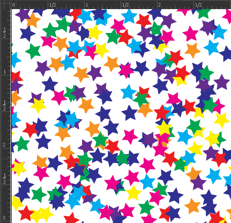 Printed HTV - STARS AND STRIPES
