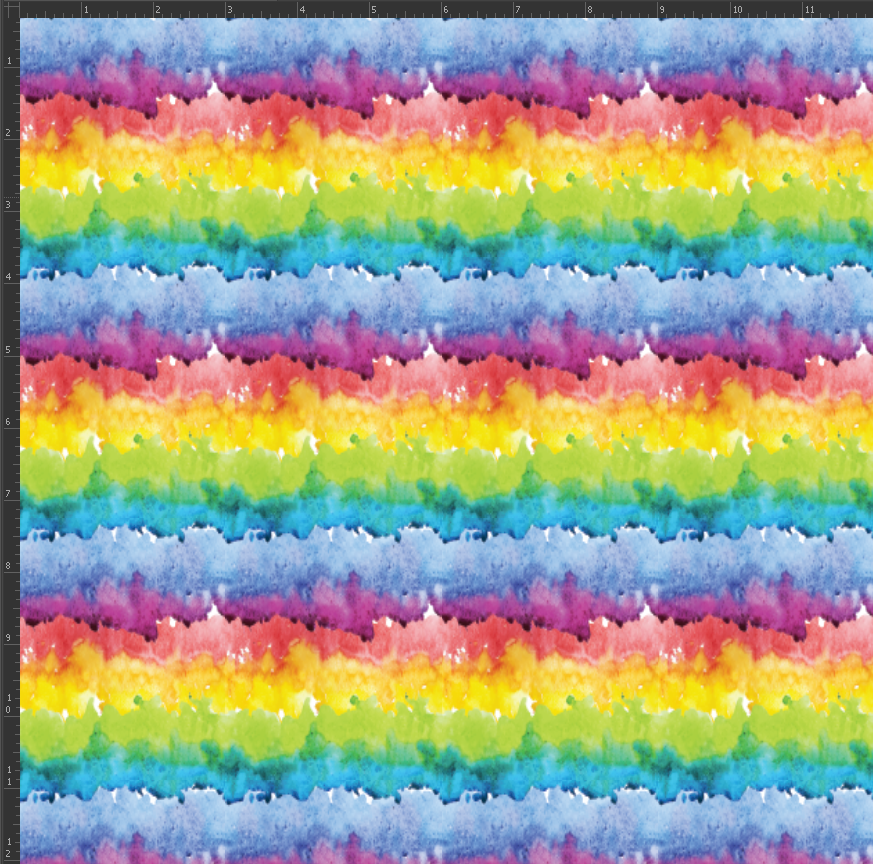Printed Gloss Adhesive Vinyl  - WATERCOLOR