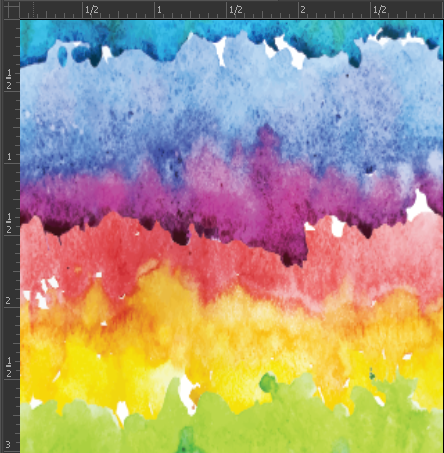 Printed Matte Adhesive Vinyl  - WATERCOLOR