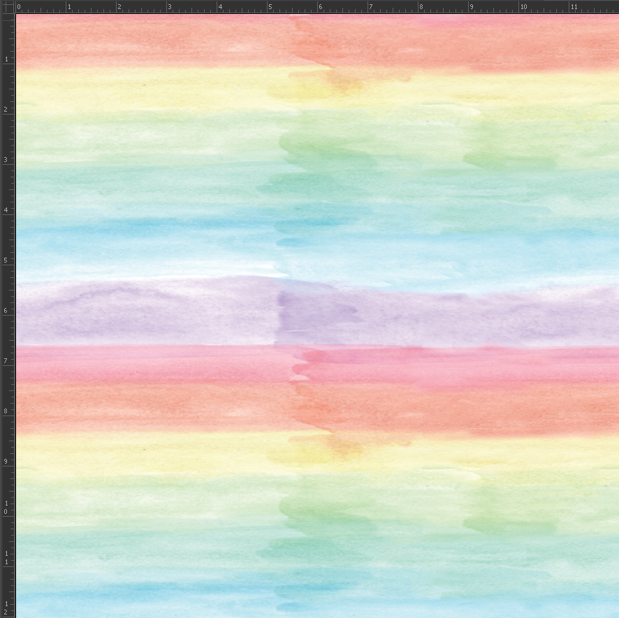 Printed Gloss Adhesive Vinyl  - WATERCOLOR