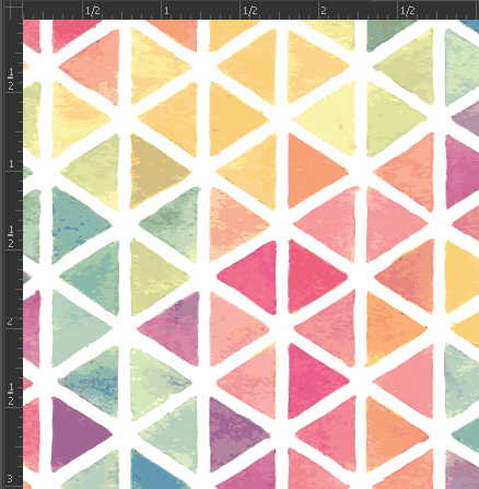 Printed Gloss Adhesive Vinyl  - WATERCOLOR