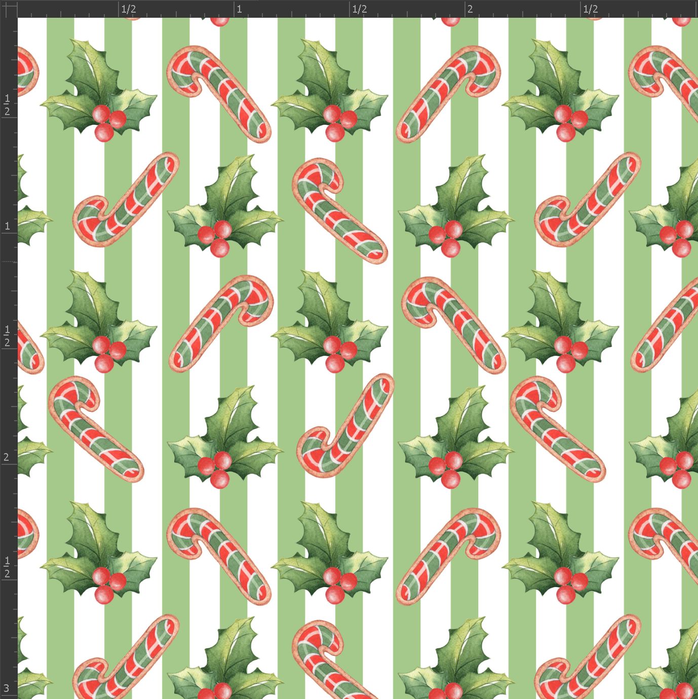 Printed Matte Adhesive Vinyl - HOLIDAY