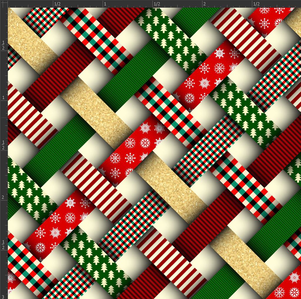 Printed Gloss Adhesive Vinyl - HOLIDAY