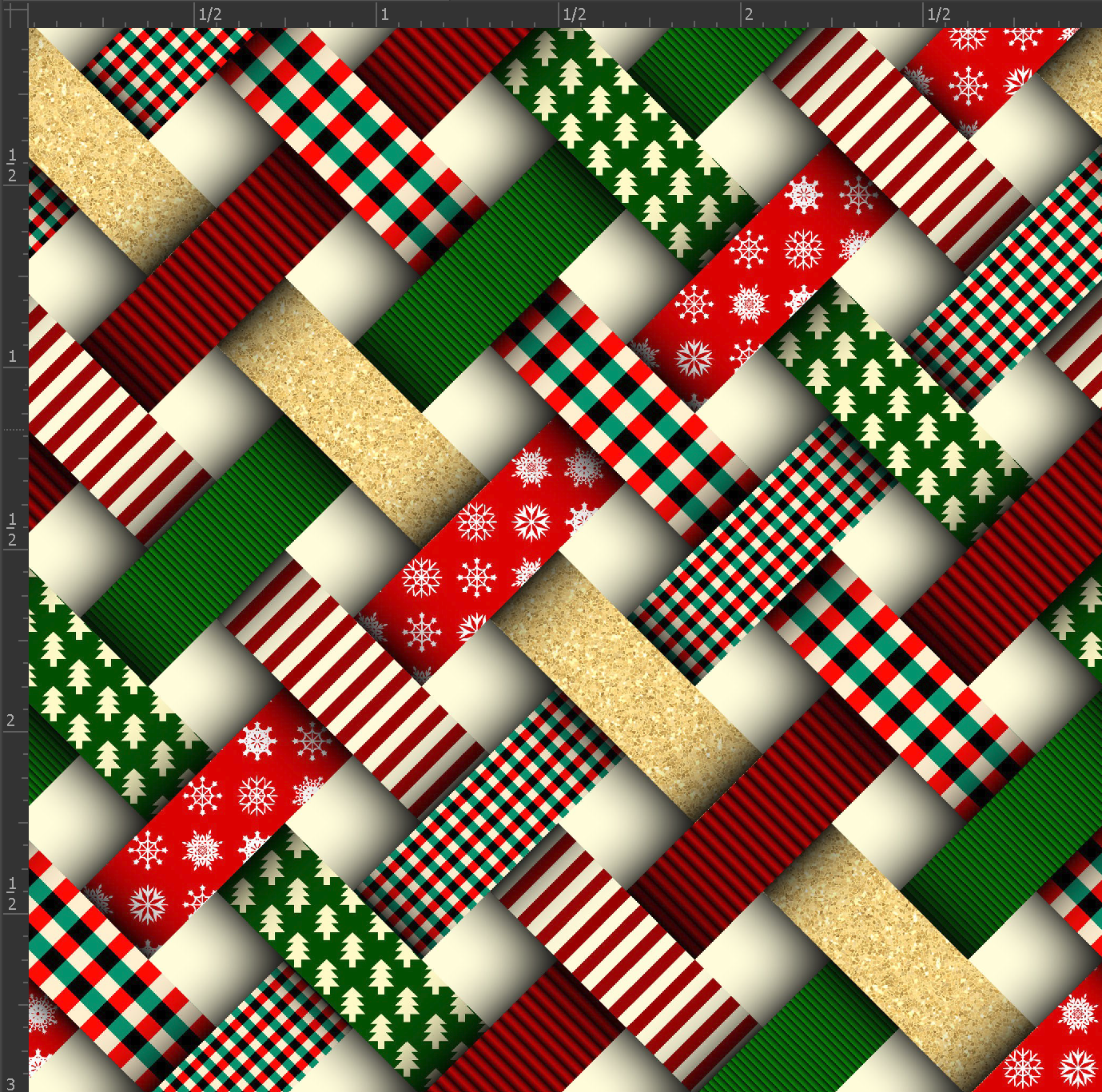 Printed Matte Adhesive Vinyl - HOLIDAY