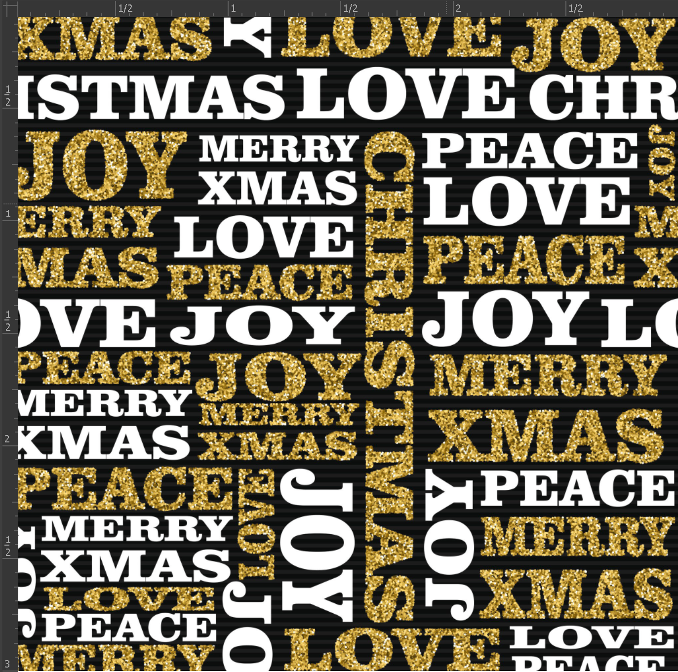 Printed Matte Adhesive Vinyl - HOLIDAY