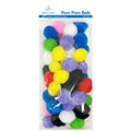Mixed Pom-Poms – Sizes & Colors All in One Pack | 1.18" 60ct Multicolor