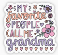 My favorite people decal
