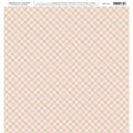 Scrapbook Paper - Tan Pink Plaid