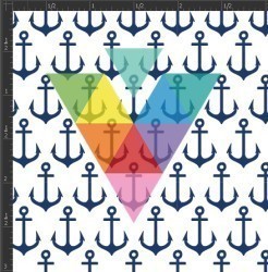 ANCBLU Blue Anchors Orajet Gloss Roll