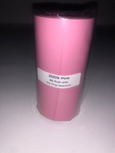 3D09 Pink Siser Easy Puff Sample Roll