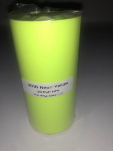 3D16 Neon Yellow Siser Easy Puff Sample Roll
