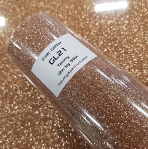 GL21 Tawny (Tan) Glitter Roll