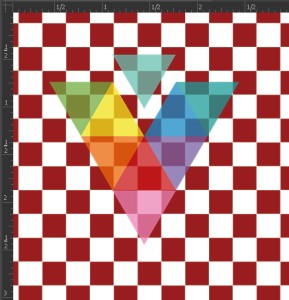 CKBD20 Red & White Checkerboard Siser HTV Sheet