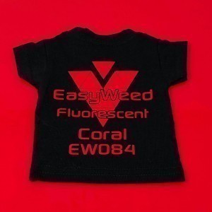 EW084 Fluorescent Coral EasyWeed Sheet