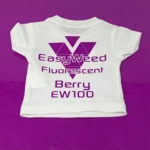 EW100 Fluorescent Berry EasyWeed Sheet