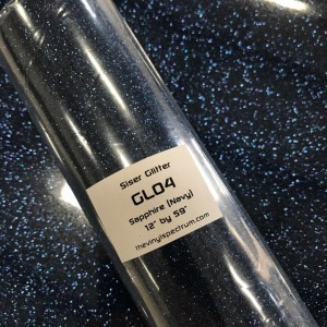 GL04 Sapphire (Navy Blue) Glitter Roll