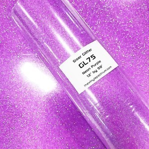 GL75 Neon Purple Glitter Roll