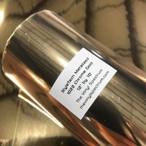 MZ22 Gold Chrome Metalized Roll