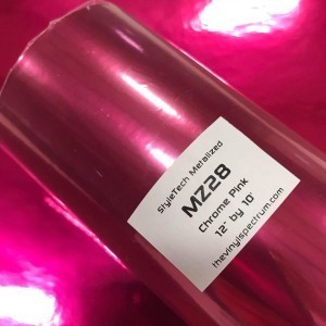 MZ28 Pink Chrome Metalized Roll