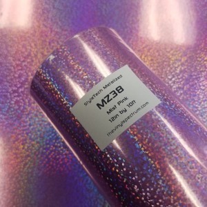 MZ38 Mist Pink Metalized Roll
