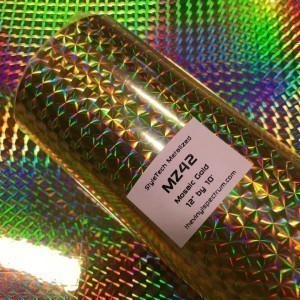 MZ42 Gold Mosaic Metalized Roll