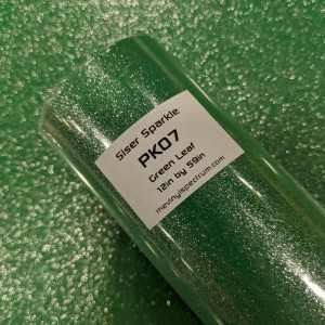 PK07 Green Leaf Sparkle Glitter Roll