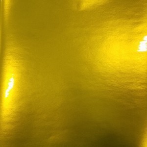 PM74 Yellow Polished Metal Sheet