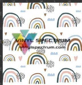 DDLRBW Doodle Rainbows Orajet Matte Sheet
