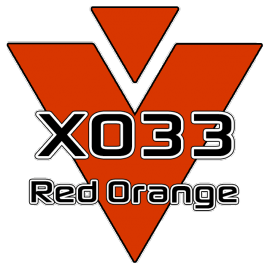 X033 Red Orange 751 Sheet