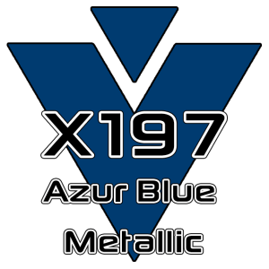 X197 Azure Blue Metallic 951 Sheet